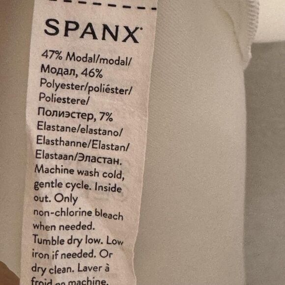 Spanx Dress Womens Small White AirEssentials Sleeveless Midi Pockets Minimalist - Picture 6 of 7